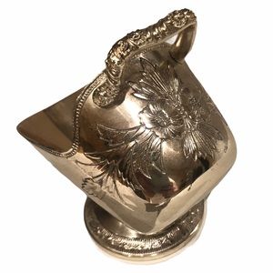 Vintage Silver Plate Sugar Scuttle Made in Japan